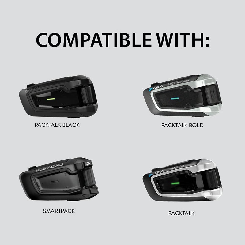 Cardo Packtalk Audio & Microphone Kit (Single Pack) - Will Not Fit Packtalk Edge, Pro, Neo or Edge ORV Models - Image 5